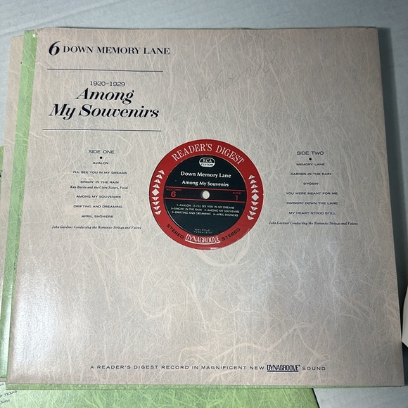 Down Memory Lane (65 Years Of Song Hits) 10 LP Box Set Reader's Digest ‎– RD4-40 - Picture 12 of 16